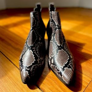 Blondo Snakeprint Waterproof Booties